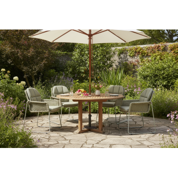 Krzesło z podłokietnikami (z poduszkami) ALLEGRA AL 30T / TAUPE