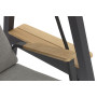 3-seater swing with canopy (with cushions) LAGOM DANDY Lm 10G / ANTHRACITE