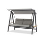 3-seater swing with canopy (with cushions) LAGOM DANDY Lm 10G / ANTHRACITE