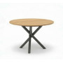 Dining table 120 (teak) LAGOM MIKADO Lm 45G / ANTHRACITE