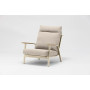 Lounge armchair (with cushions) LAGOM DANDY Lm 12T / TAUPE