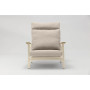 Lounge armchair (with cushions) LAGOM DANDY Lm 12T / TAUPE