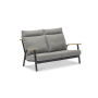 2-seater sofa (with cushions) LAGOM DANDY Lm 02G / ANTHRACITE