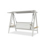 3-seater swing with canopy (with cushions) LAGOM DANDY Lm 10T / TAUPE
