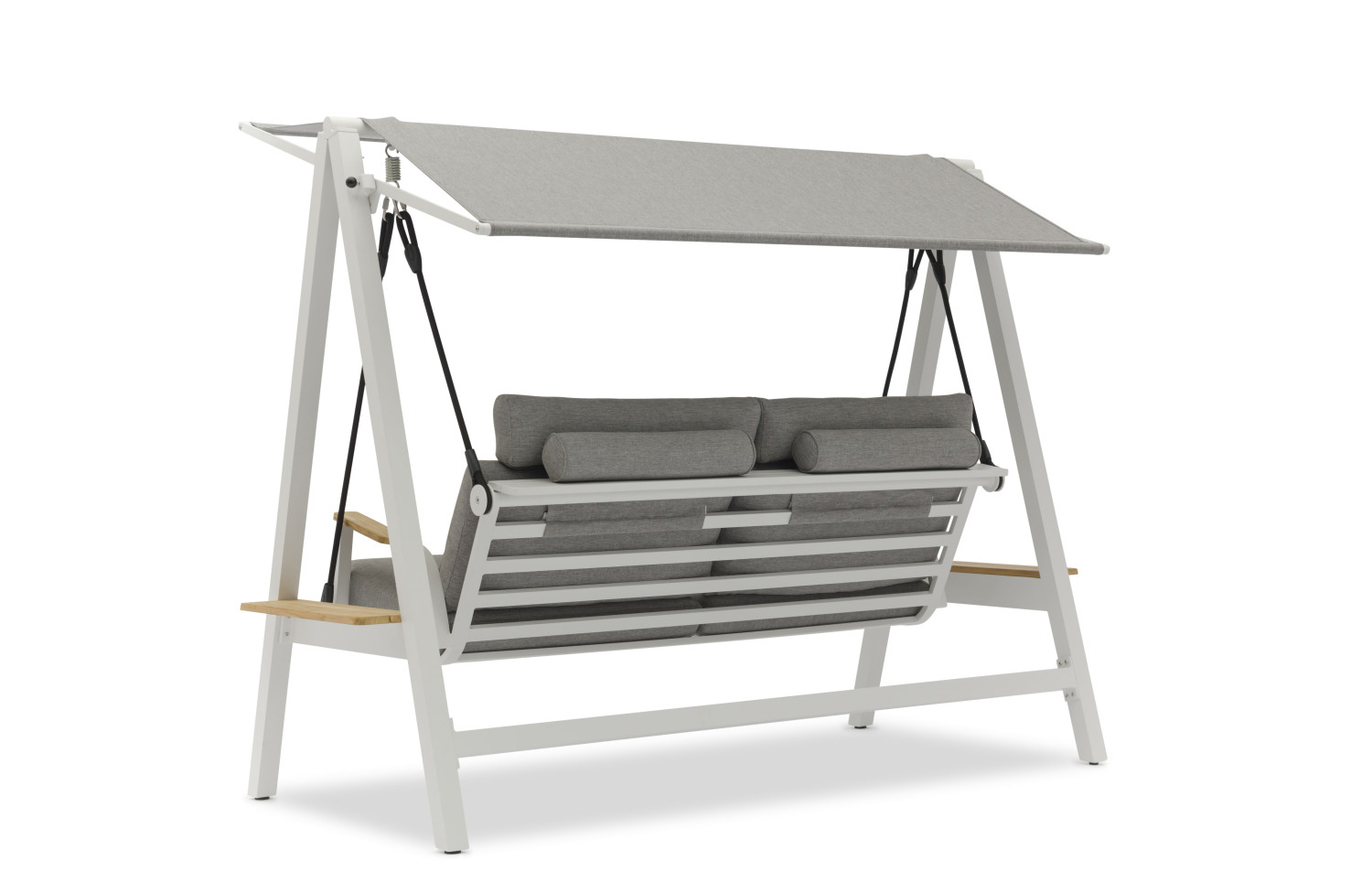 3-seater swing with canopy (with cushions) LAGOM DANDY Lm 10T / TAUPE