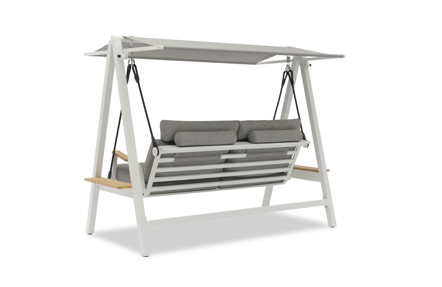 3-seater swing with canopy (with cushions) LAGOM DANDY Lm 10T / TAUPE