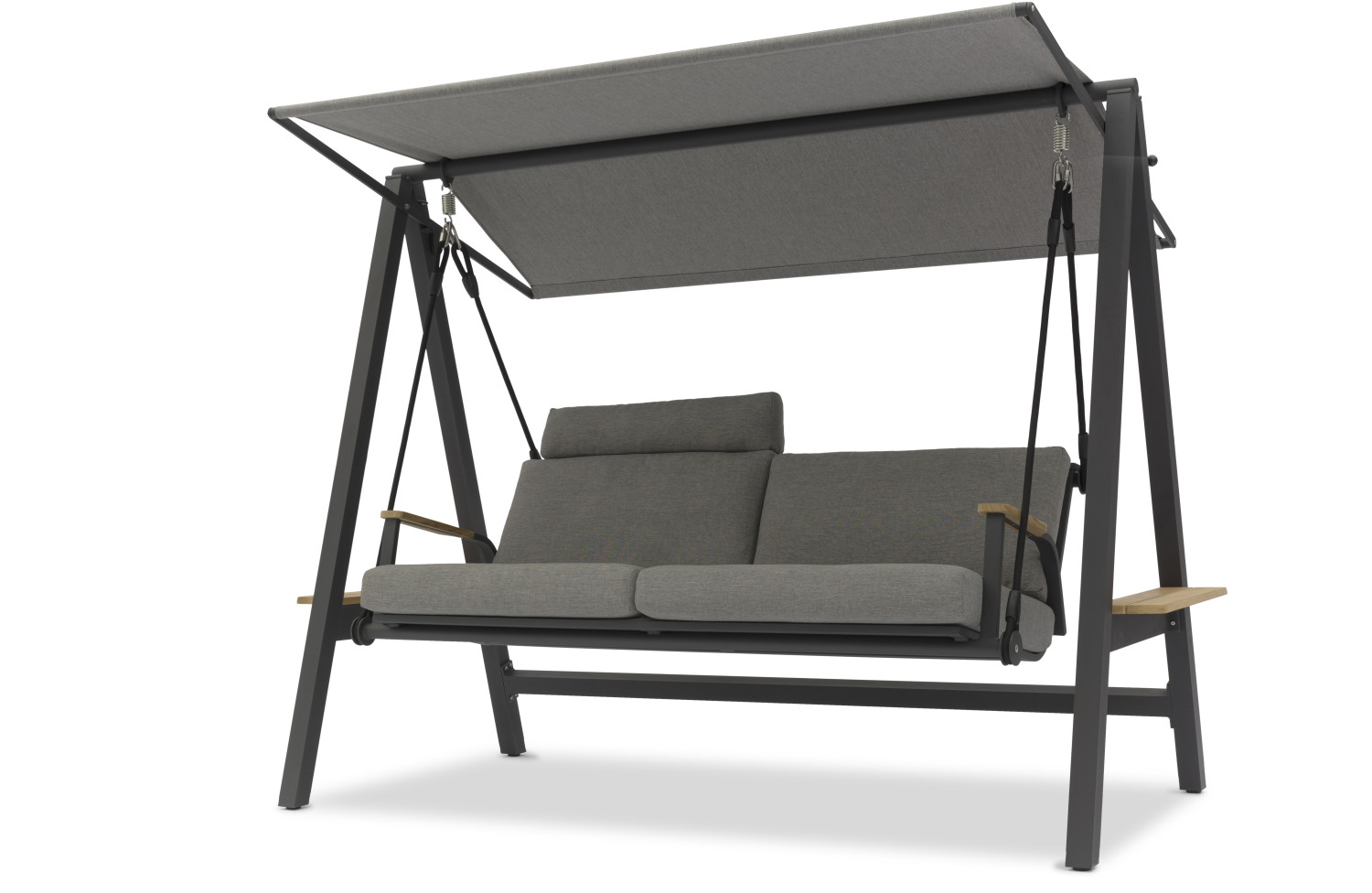 3-seater swing with canopy (with cushions) LAGOM DANDY Lm 10G-G/ANTHRACITE