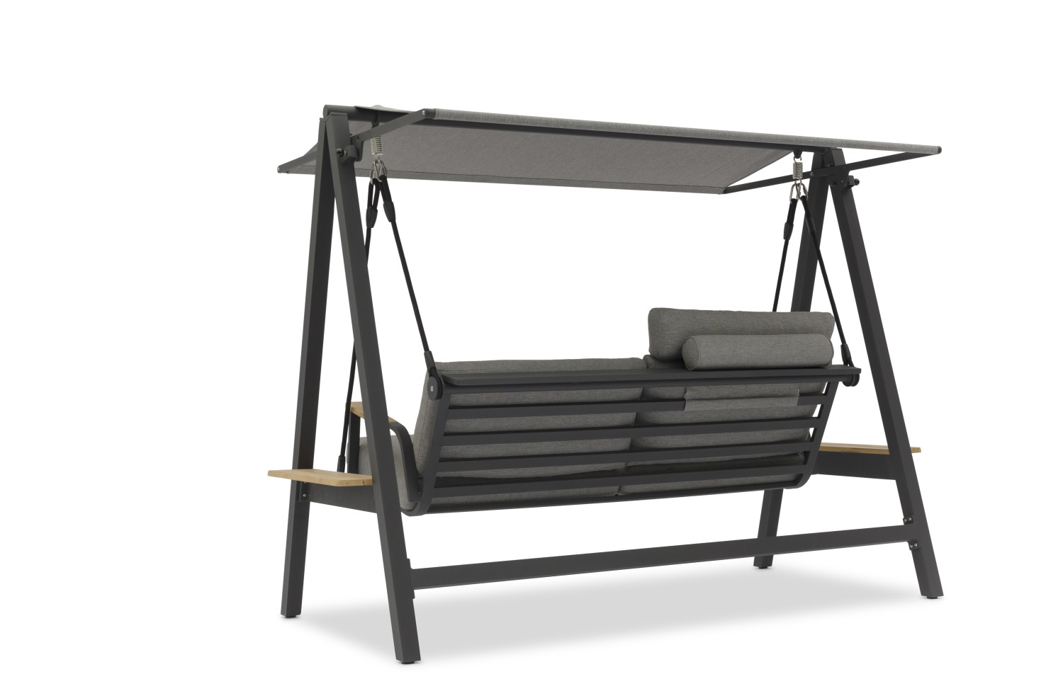3-seater swing with canopy (with cushions) LAGOM DANDY Lm 10G-G/ANTHRACITE