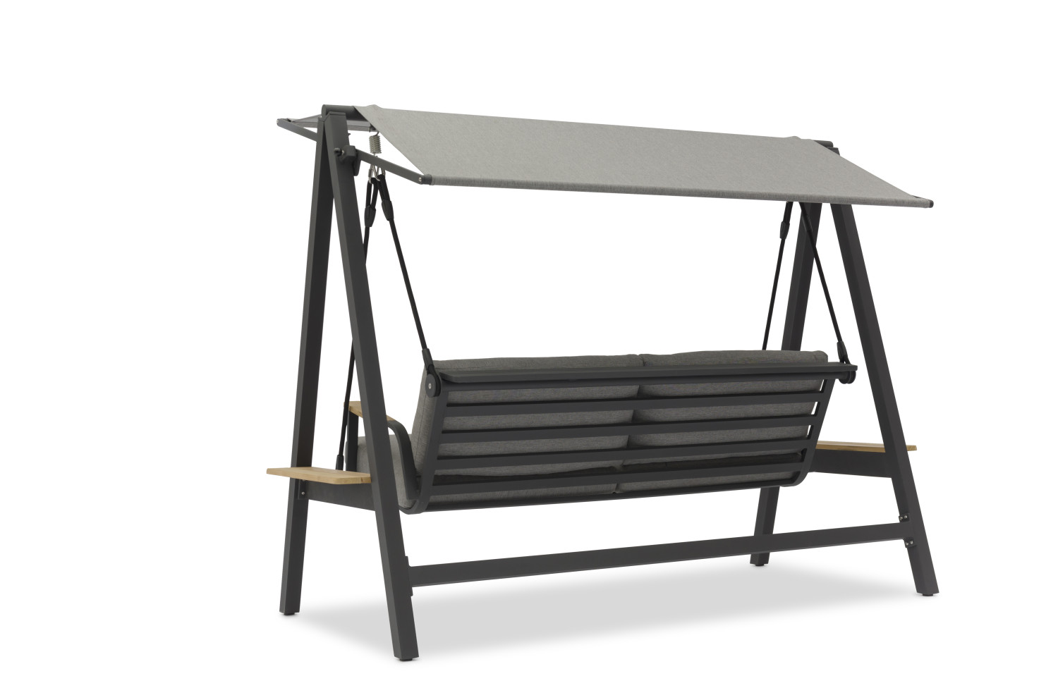 3-seater swing with canopy (with cushions) LAGOM DANDY Lm 10G-G/ANTHRACITE
