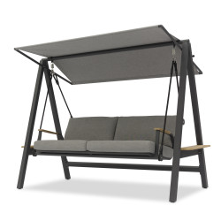 3-seater swing with canopy (with cushions) LAGOM DANDY Lm 10G-G/ANTHRACITE