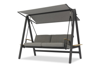 3-seater swing with canopy (with cushions) LAGOM DANDY Lm 10G-G/ANTHRACITE