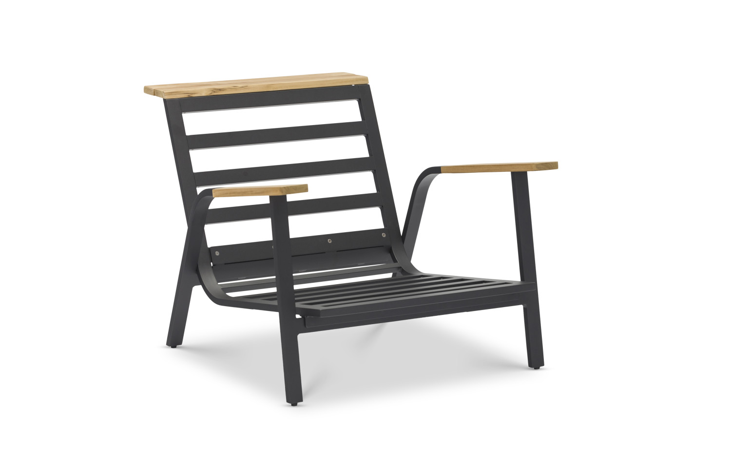 Fotel wypoczynkowy (z poduszkami) LAGOM DANDY Lm 12G / ANTHRACITE