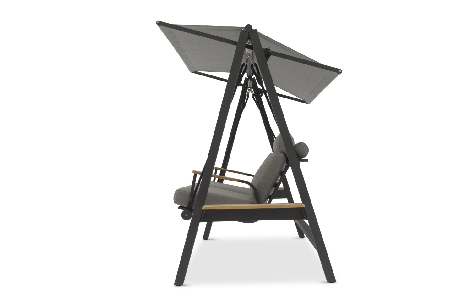 Huśtawka z daszkiem 3-osobowa (z poduszkami) LAGOM DANDY Lm 10G / ANTHRACITE