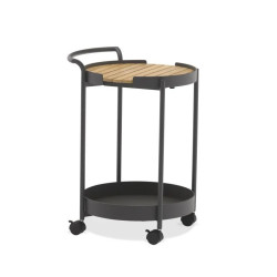 Stół do serwowania na kółkach LAGOM BLOOM Lm 16G / ANTHRACITE