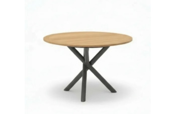 Stół do jadalni 120 (teak) LAGOM MIKADO Lm 45G / ANTHRACITE