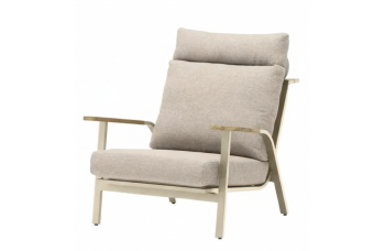 Fotel wypoczynkowy (z poduszkami) LAGOM DANDY Lm 12T / TAUPE