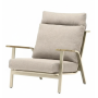 Fotel wypoczynkowy (z poduszkami) LAGOM DANDY Lm 12T / TAUPE