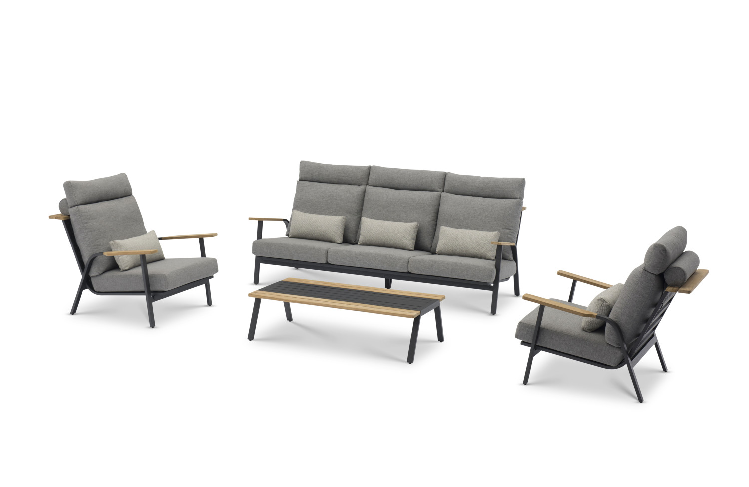 Sofa 3-osobowa LAGOM DANDY (z poduszkami) LAGOM DANDY Lm 11T / TAUPE