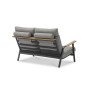 Sofa 2-osobowa (z poduszkami) LAGOM DANDY Lm 02G / ANTHRACITE