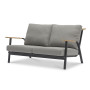Sofa 2-osobowa (z poduszkami) LAGOM DANDY Lm 02G / ANTHRACITE