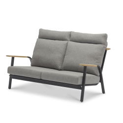 Sofa 2-osobowa (z poduszkami) LAGOM DANDY Lm 02G / ANTHRACITE