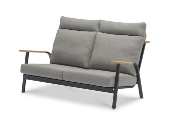 Sofa 2-osobowa (z poduszkami) LAGOM DANDY Lm 02G / ANTHRACITE