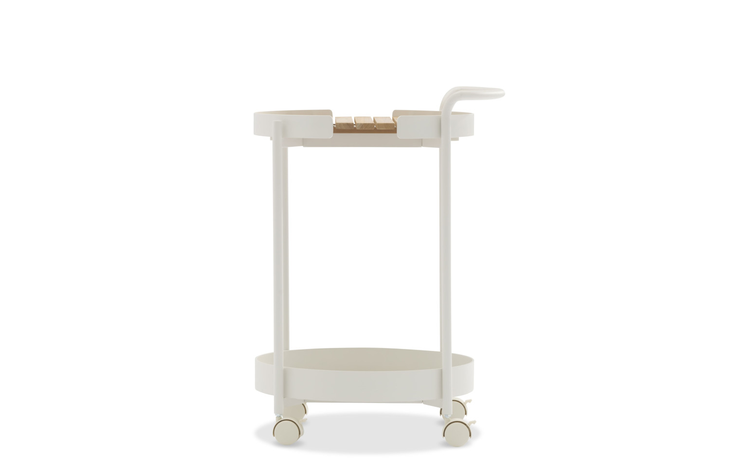 Stół do serwowania na kółkach LAGOM BLOOM Lm 16T / TAUPE