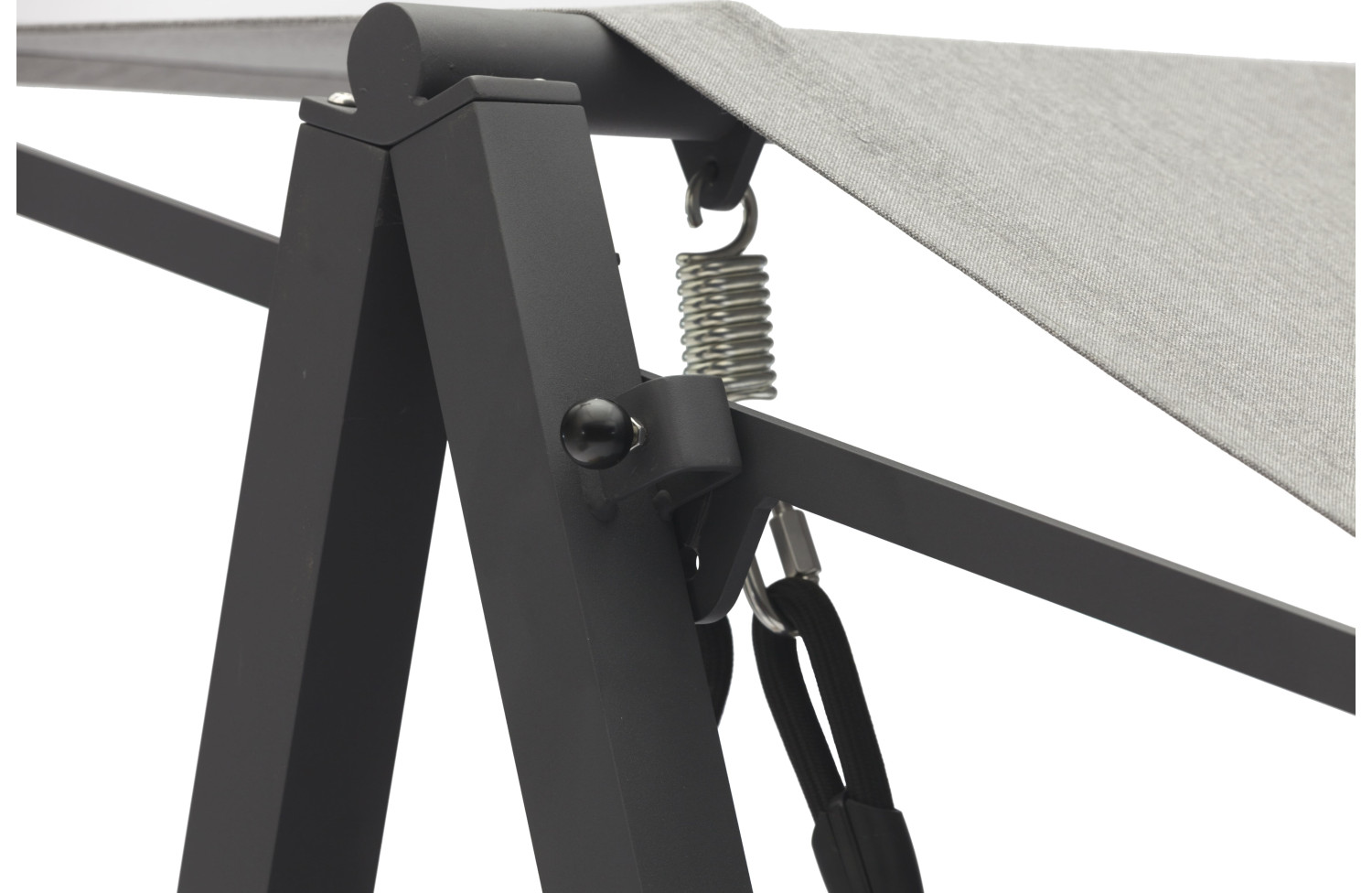 Huśtawka z daszkiem 3-osobowa (z poduszkami) LAGOM DANDY Lm 10G-G/ANTHRACITE