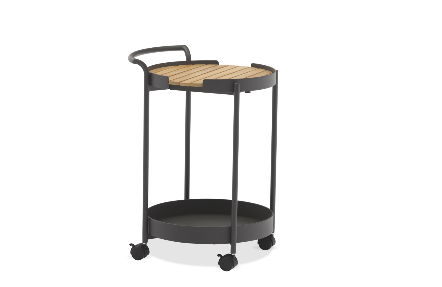 Сервірувальний столик на коліщатках LAGOM BLOOM Lm 16G / ANTHRACITE