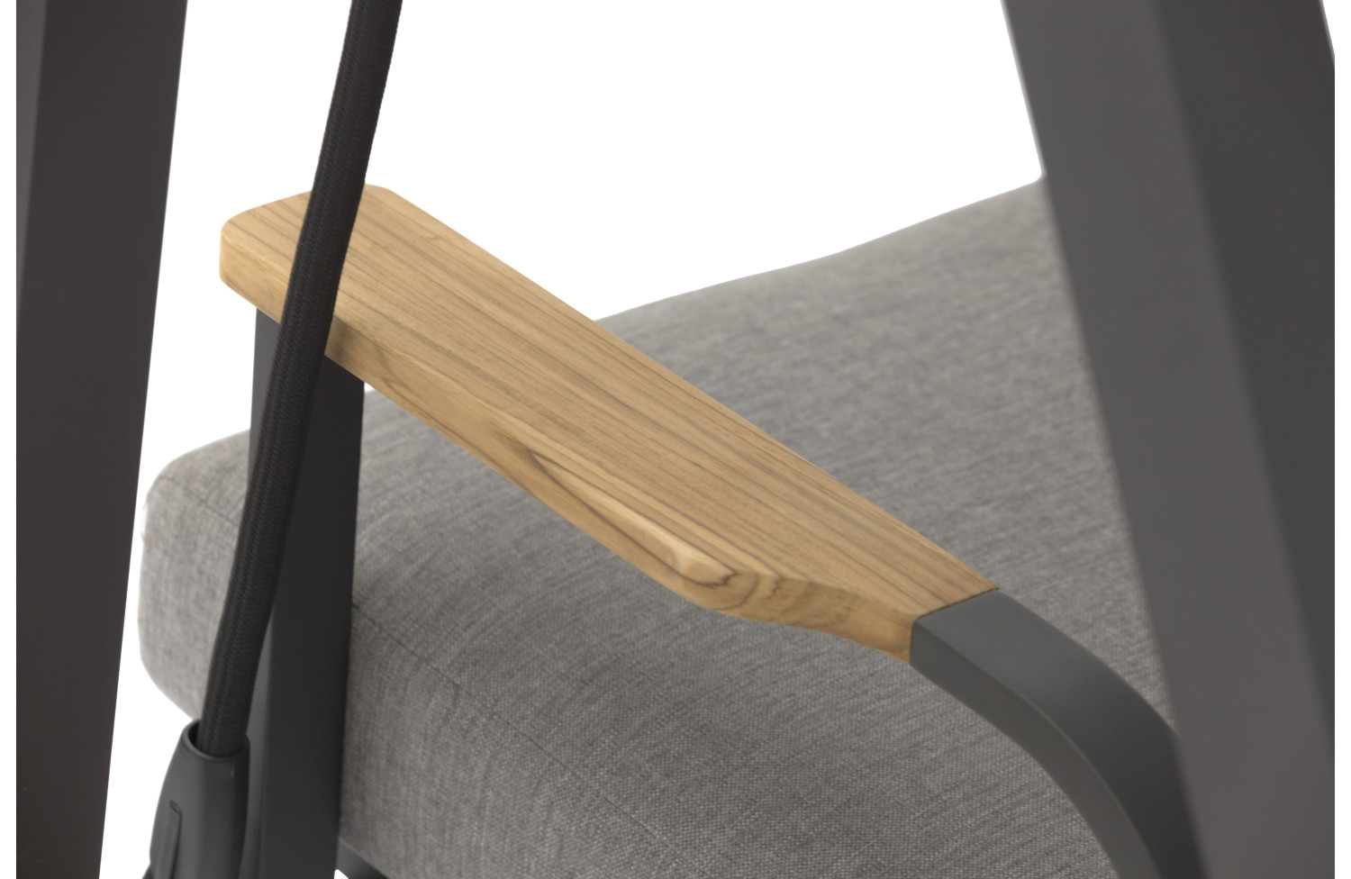 Гойдалка з навісом 3-місна (з подушками) LAGOM DANDY Lm 10G-G/ANTHRACITE