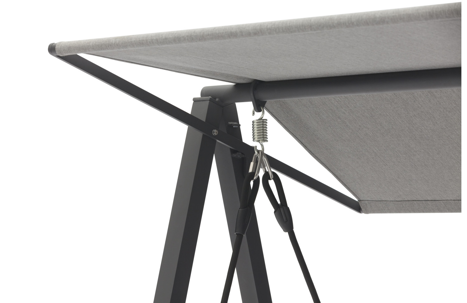 Гойдалка з навісом 3-місна (з подушками) LAGOM DANDY Lm 10G-G/ANTHRACITE