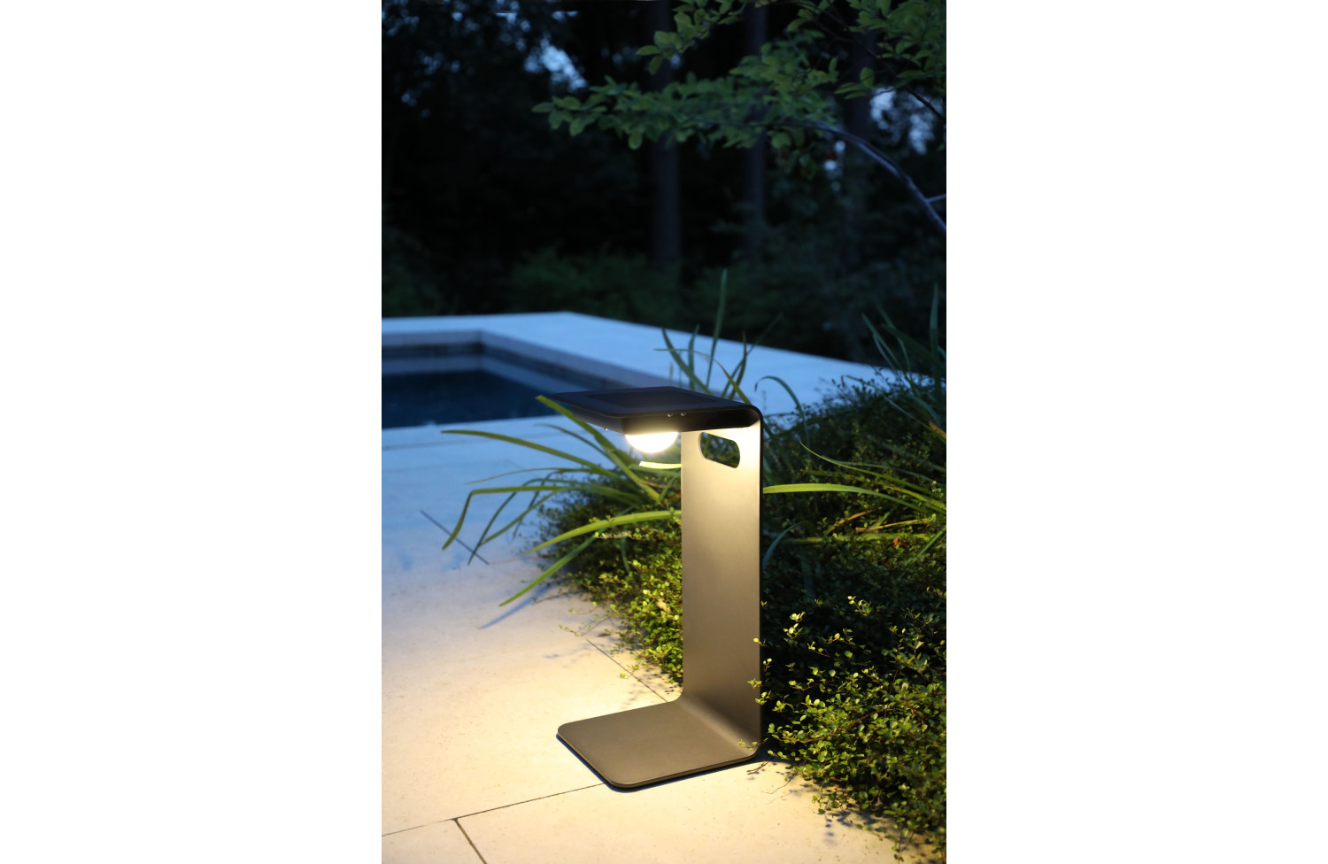 Outdoor lamp (charging with USB) LAGOM LUMO Lm 08G-F / floor /anthracite
