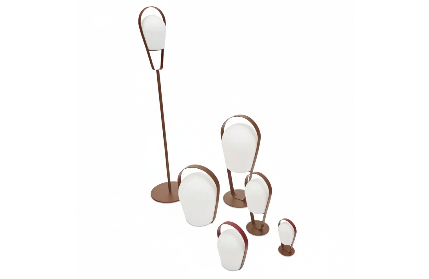 Outdoor lamp (charging with USB) h. 16 cm LAGOM BOB SMALL Lm 17S-B / DARK TAUPE