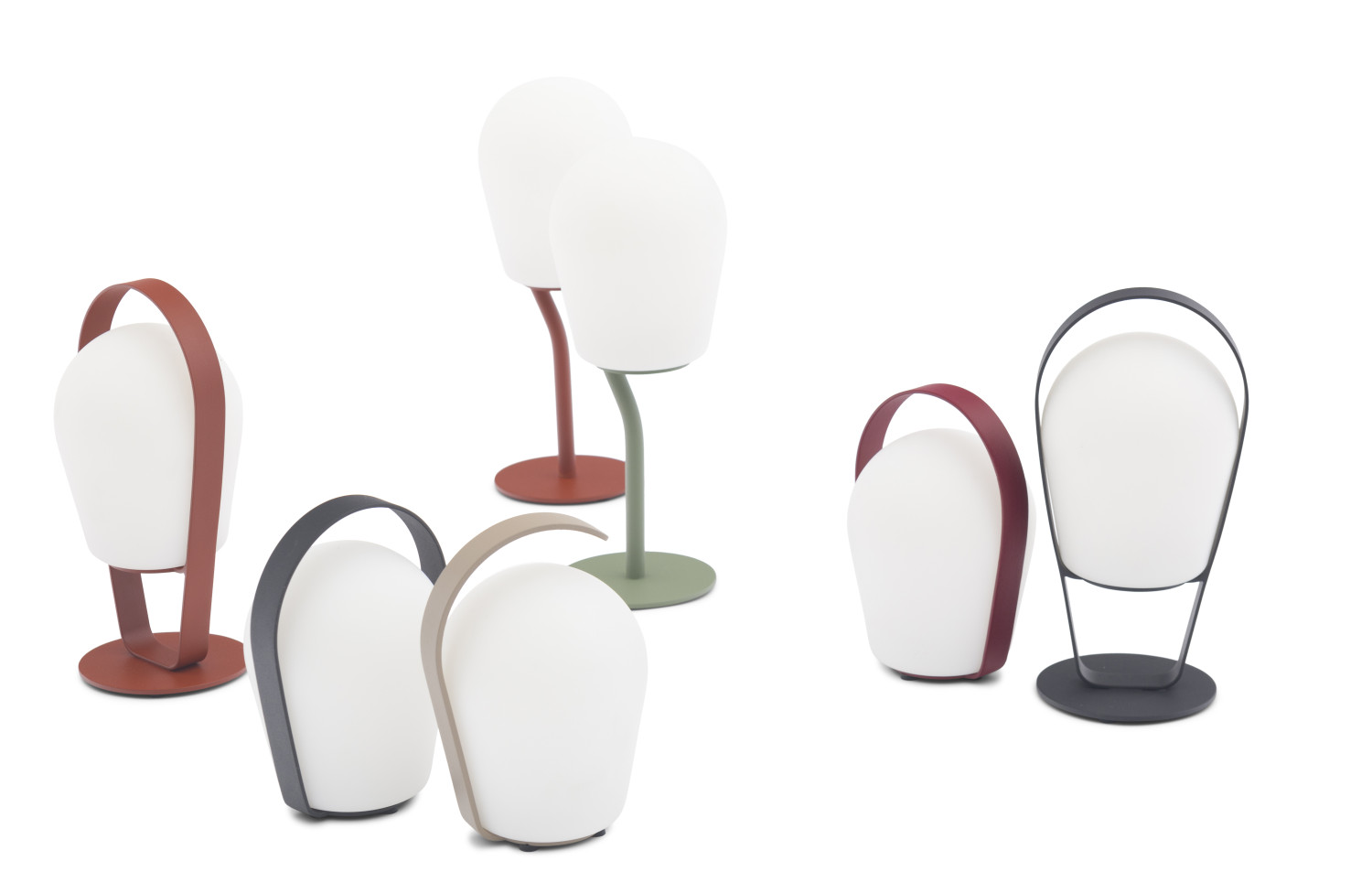 Outdoor lamp (charging with USB) h. 16 cm LAGOM BOB SMALL Lm 17S-B / dark taupe.