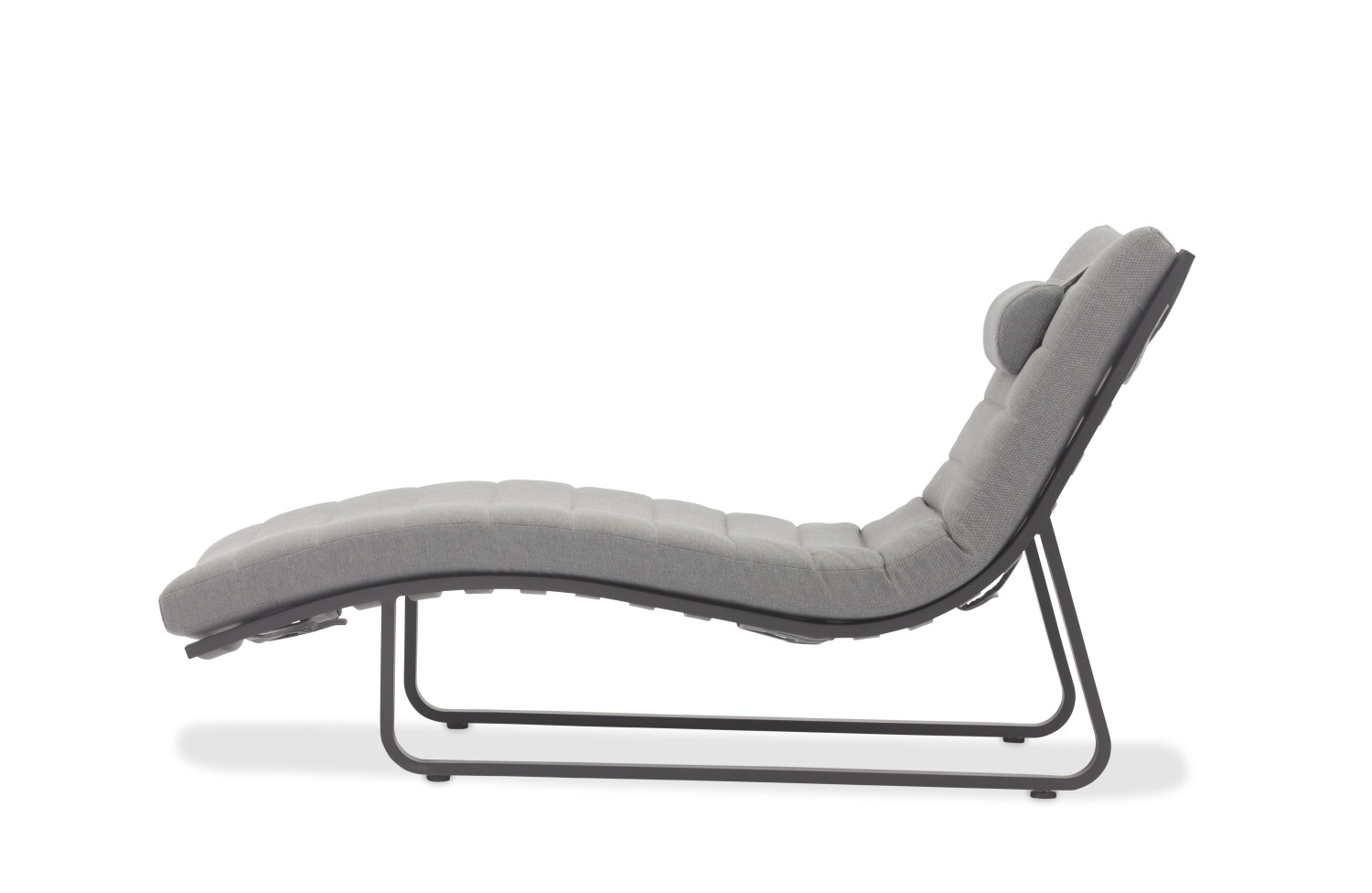 Sunlounger (with cushion) LAGOM FLOW Lm 22G / ANTHRACITE