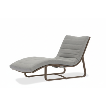 Sunlounger (with cushion) LAGOM FLOW Lm 22B / DARK TAUPE
