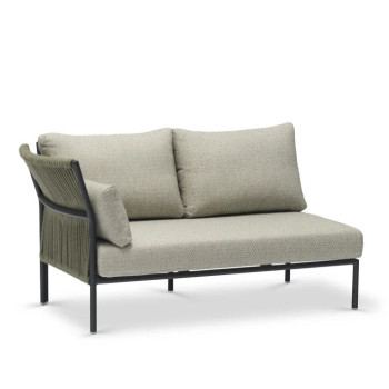 2-seater sofa RIGHT (with cushions) LAGOM JUNE Lm 41G /ANHTRACITE