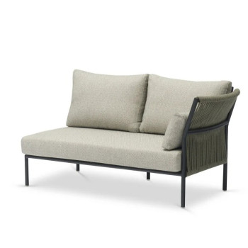 2-seater sofa LEFT (with cushions) LAGOM JUNELm 42G /ANHTRACITE