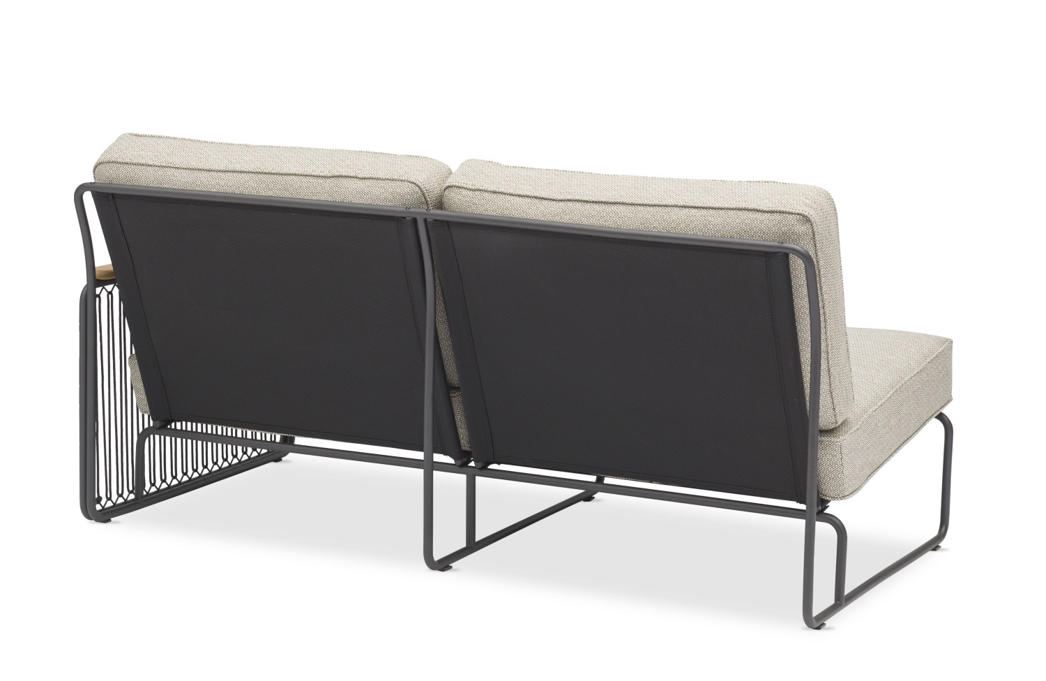 2-seater Sofa LEFT (with cushions) LAGOM RIVA Lm 52G / ANTHRACITE