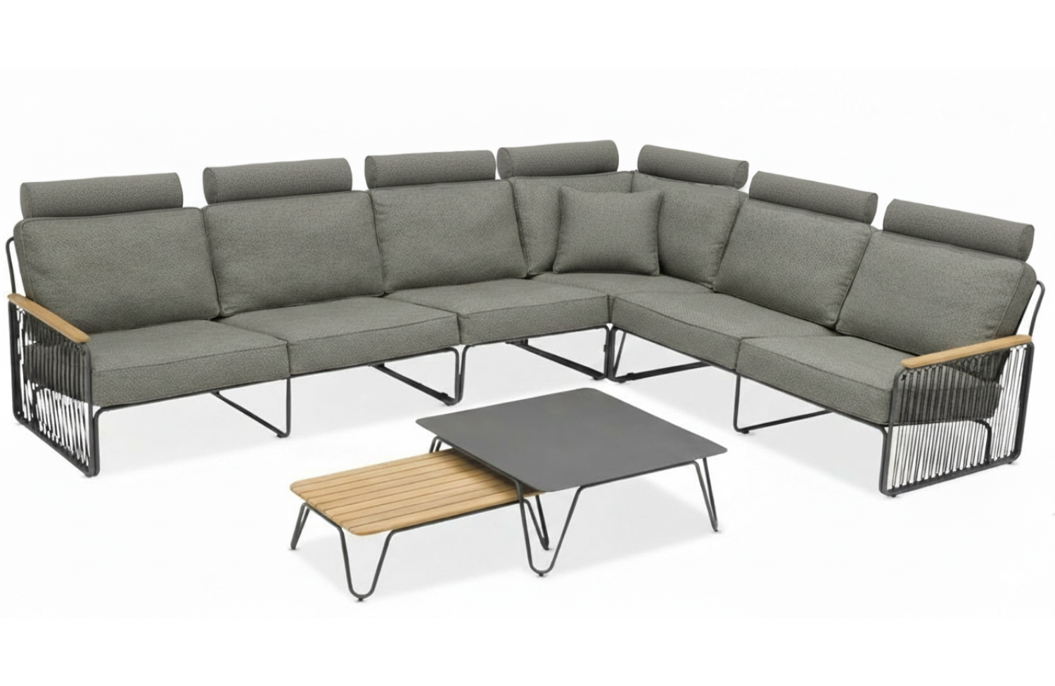 Corner part (with cushions) LAGOM RIVA Lm 53G / ANTHRACITE