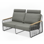 2-seater sofa (with cushions) LAGOM RIVA Lm 47G / ANTHRACITE