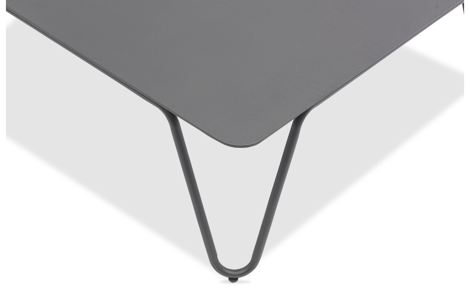 Coffee table 80*80 (alu) LAGOM RIVA Lm 37G Lm /ANTHRACITE