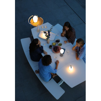 Outdoor lamp (charging with USB) h. 72 cm LAGOM BOB XL Lm 21XL-T /taupe