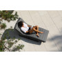 Sunlounger (with cushion) LAGOM FLOW Lm 22T / TAUPE