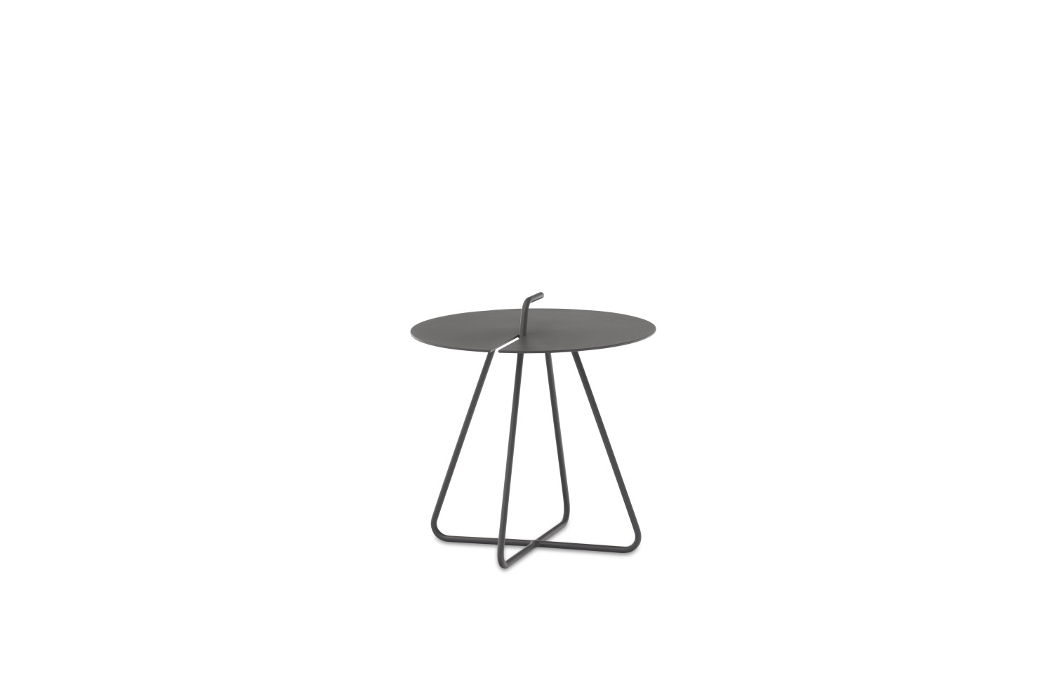 Round side table (alu) d.44 LAGOM HOOK Lm 61G / ANTHRACITE