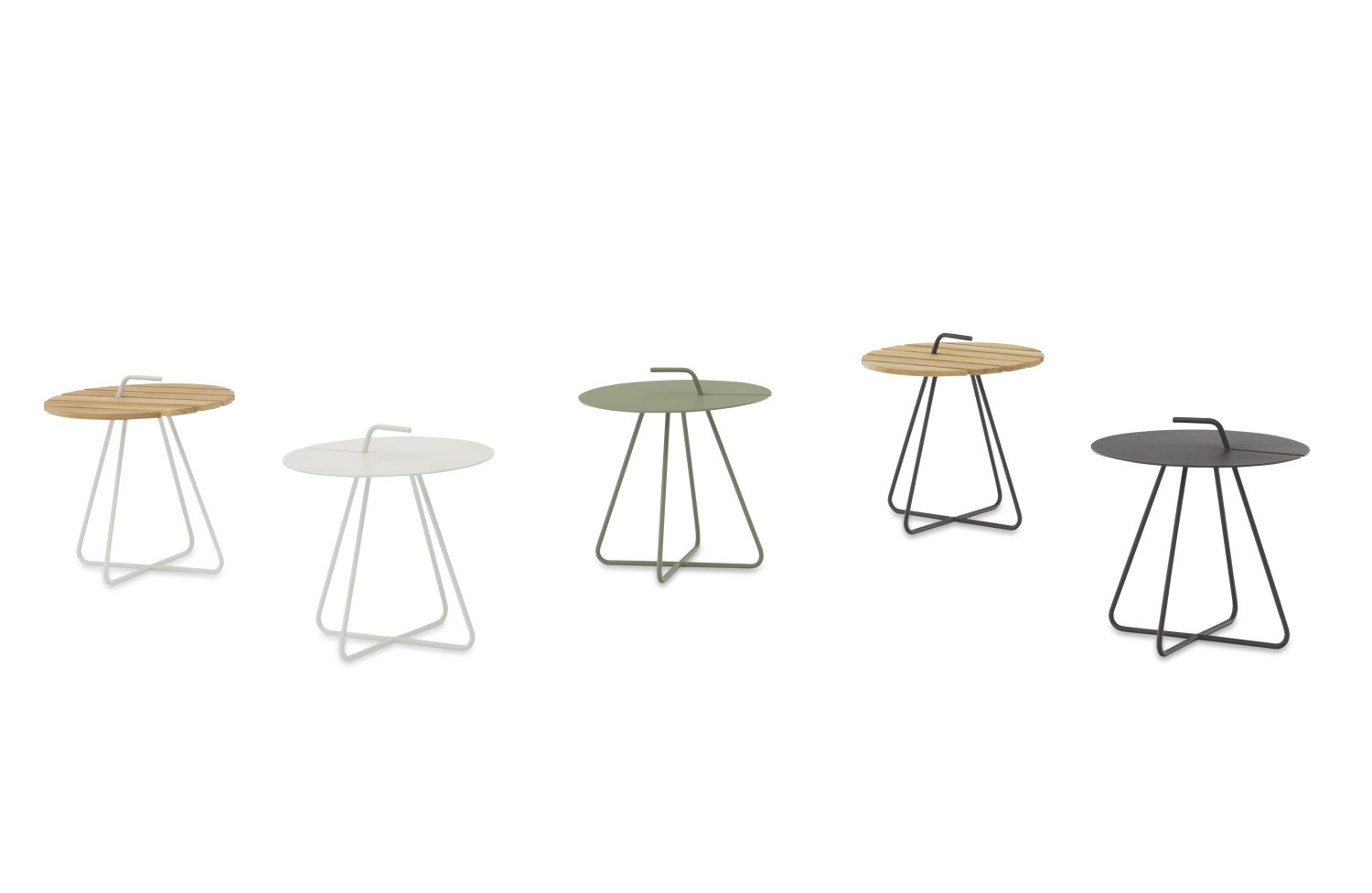 Round side table (alu) d.44 LAGOM HOOK Lm 61T / TAUPE