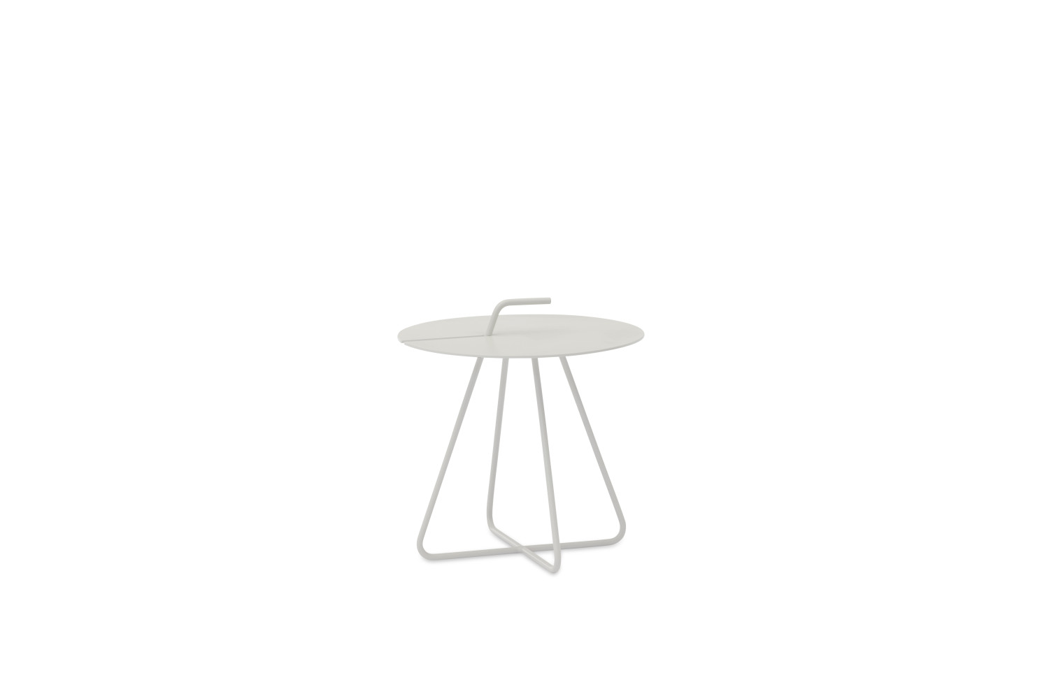 Round side table (alu) d.44 LAGOM HOOK Lm 61T / TAUPE