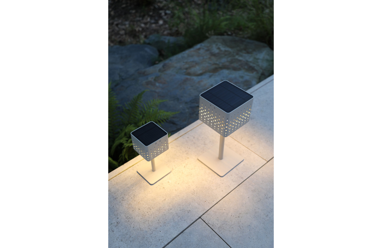 Solar outdoor lamp (charged by solar energy) h.34 6cm LAGOM BEAM HIGH Lm 63G /antracyt