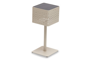 Solar outdoor lamp (charged by solar energy) h.34.6 cm LAGOM BEAM HIGH Lm 63T / taupe