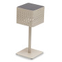 Solar outdoor lamp (charged by solar energy) h.34.6 cm LAGOM BEAM HIGH Lm 63T / taupe